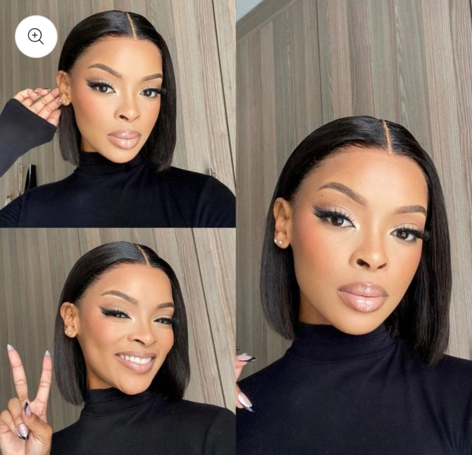 Brazilian Full Frontal Short Bob Wig